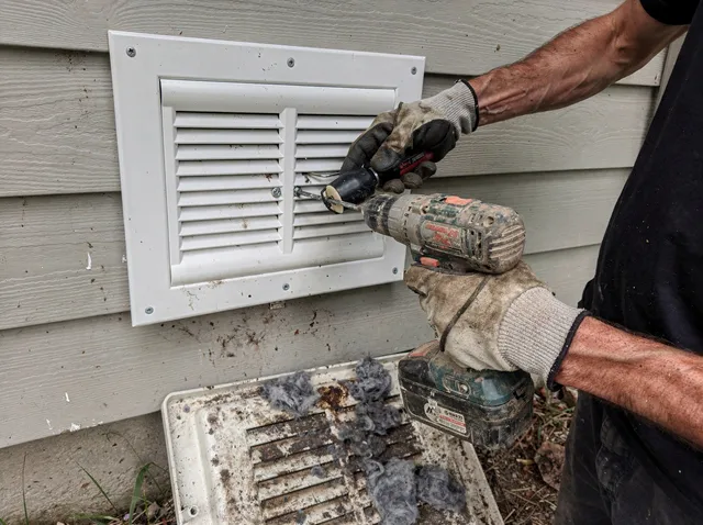 Dryer Vent Cover Replacement in Lakeland Village