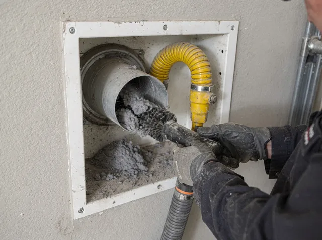 Gas Dryer Vent Cleaning in Lakeland Village