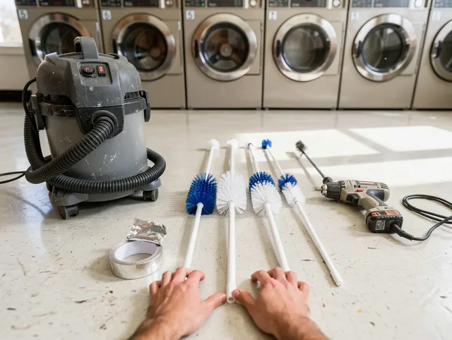 Commercial-grade dryer vent cleaning by Lakeland Village Dryer Vent Cleaning in Lakeland Village