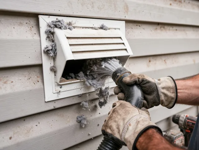 Professional dryer vent cleaning by Lakeland Village Dryer Vent Cleaning in Lakeland Village