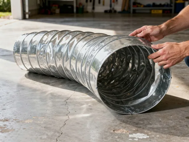Lakeland Village Dryer Vent Cleaning specialist using advanced equipment for thorough duct cleaning in Lakeland Village