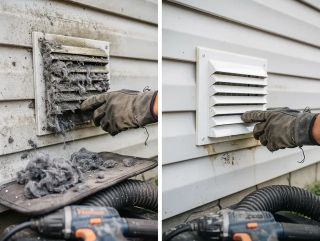 Residential dryer vent cleaning by Lakeland Village Dryer Vent Cleaning in Lakeland Village